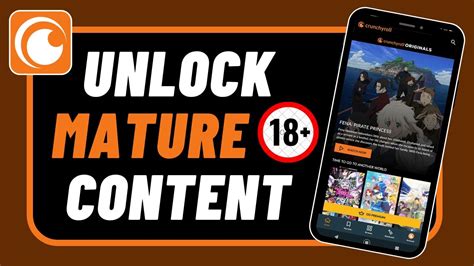 How to Unlock Mature Content NSFW on Crunchyroll